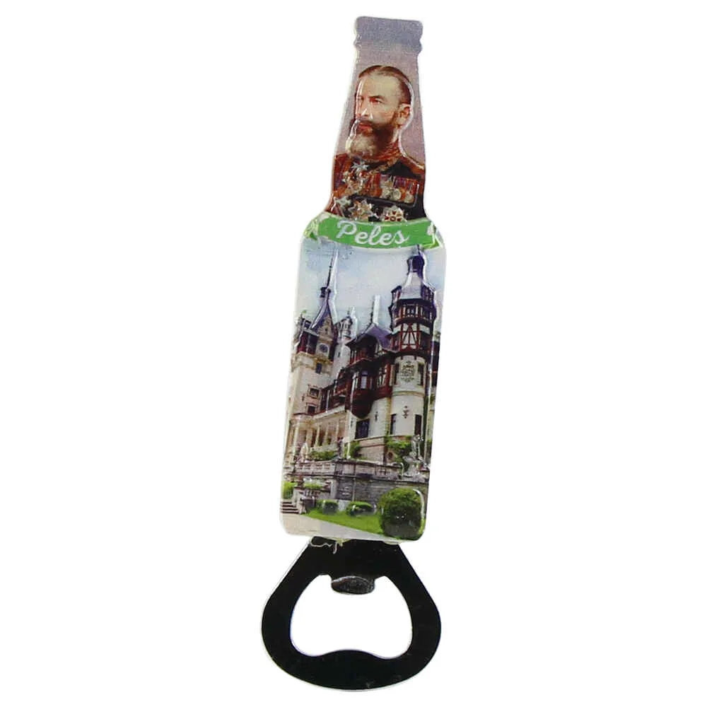 Desfacator sticle cu magnet "Peles", 14.5 CM, din rasina