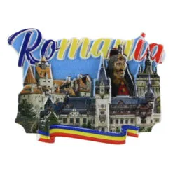 Magnet de frigider din rasina 7x5 CM, Castele & Vlad Tepes