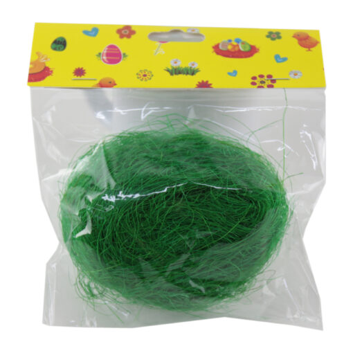 Ornament realizat din sisal 15 gr - Verde