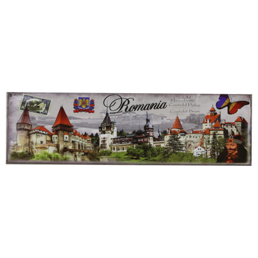 Magnet de frigider din plastic 17x5 CM - Design Romania