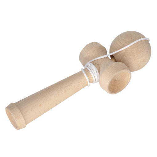 Jucarie Kendama din lemn natur 7.5x23 CM