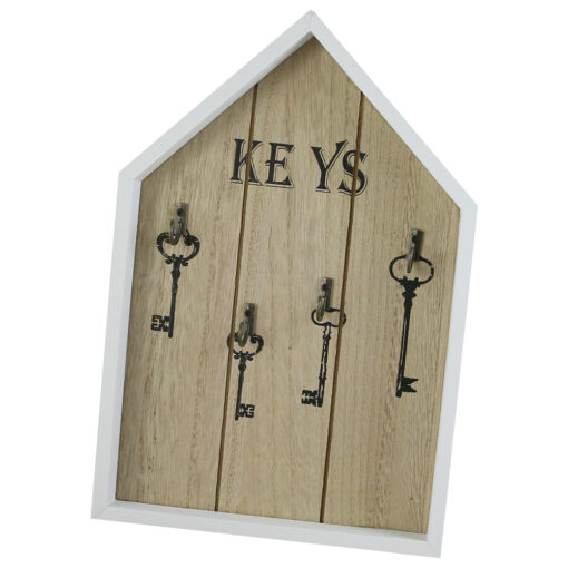 Suport pentru chei din lemn "Keys", 18x27 CM, Casuta