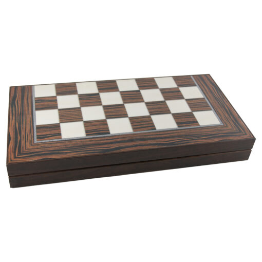 Joc de table din lemn lacuit, backgammon