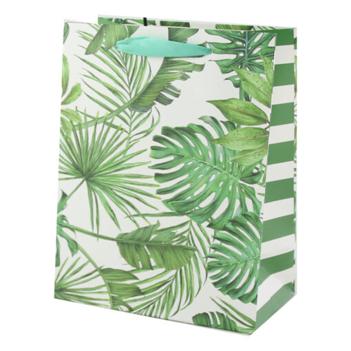 Punga cadou din hartie 18x23 CM - Frunze Verzi