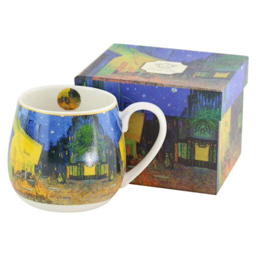 Cana portelan 430 ml "Terrace At Night" de V. van Gogh in cutie decorativa