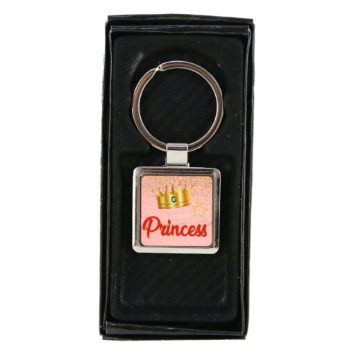 Breloc personalizat "Princess", metalic