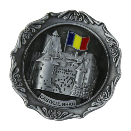 Magnet frigider din metal 7 CM, Castelul Bran