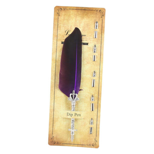 Set Pana de scris Dip pen - 6 piese