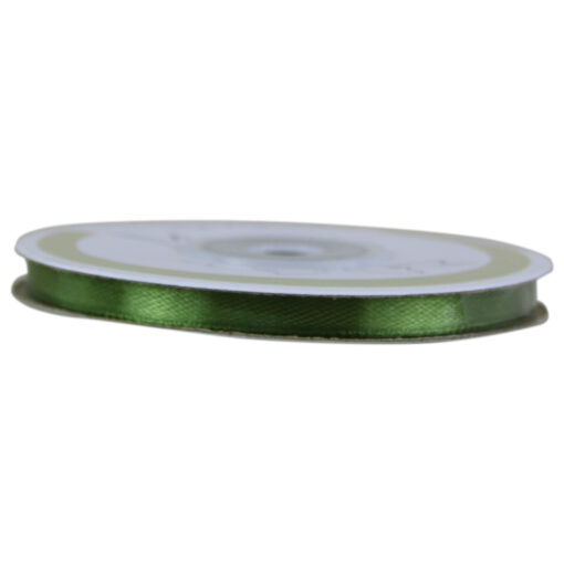 Rola panglica satin Verde 6 mm x 25 m