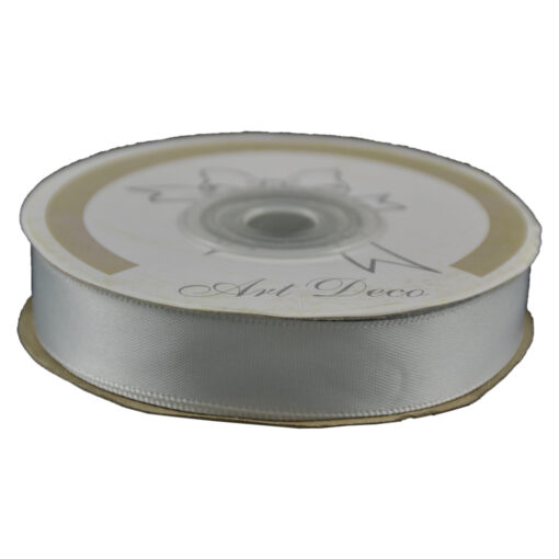 Rola panglica satin Alb 15 mm x 25 m, Art Deco