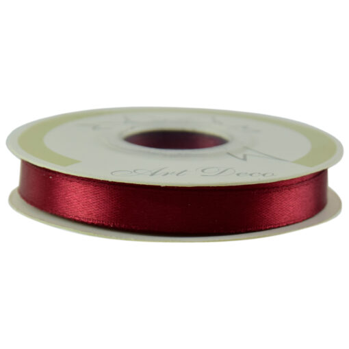 Rola panglica satin Bordo 10 mm x 25 m