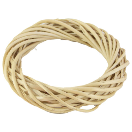 Coroana pentru decor din rachita 20 CM - Natur