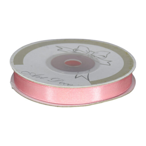 Rola panglica satin Roz 10 mm x 25 m, Art Deco