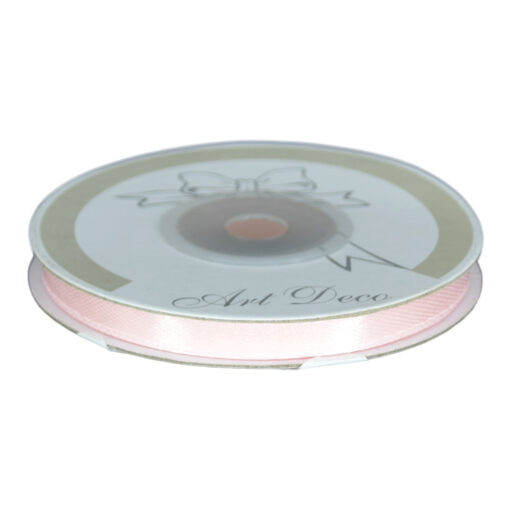 Rola panglica satin Roz 6 mm x 25 m, Art Deco