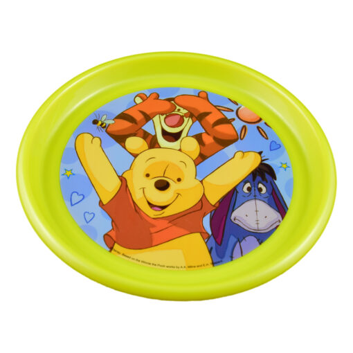 Farfurie plata realizata din material plastic -Design Winnie the Pooh (22cm)