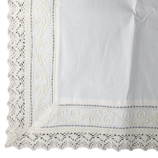 Fata de masa din bumbac 50x150 CM, runner, cu broderie