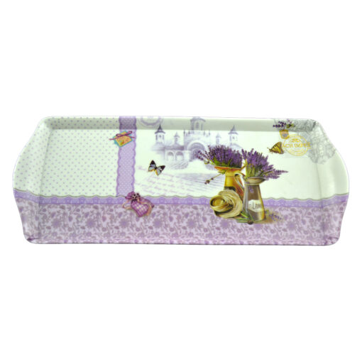 Tava realizata din material plastic - Design Lavanda 38x16 CM