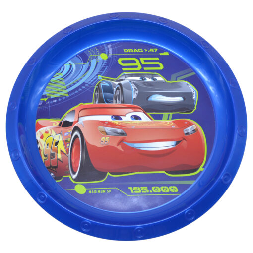 Farfurie intinsa realizata din material plastic - 21 cm - Design Cars