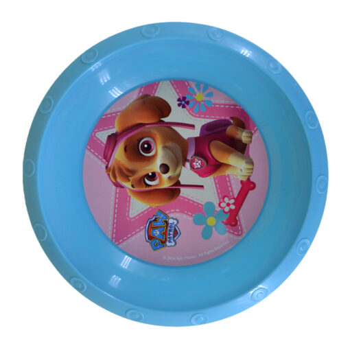 Farfurie adanca realizata din material plastic - 17 cm - Design Paw Patrol
