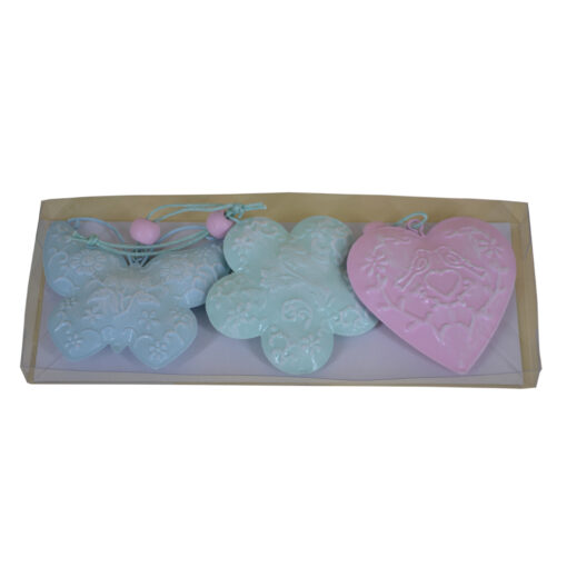 Set 3 decoratiuni realizate din metal