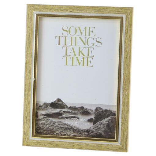 Rama foto din plastic - Dim.poza 13?18 CM, "Some things take time"