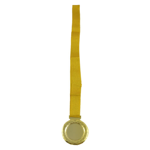 Medalie Aurie din metal 6.5 CM cu panglica