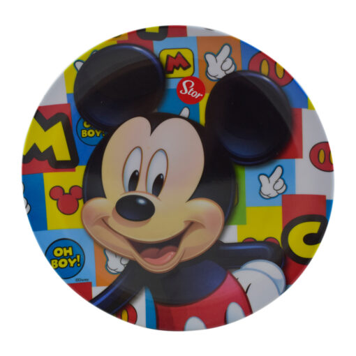 Farfurie intinsa realizata din melamina - Design Mickey Mouse
