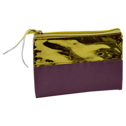 Gentuta pentru cosmetice 20x14 CM - Auriu-Mov