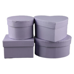 Set 4 cutii de cadou mov