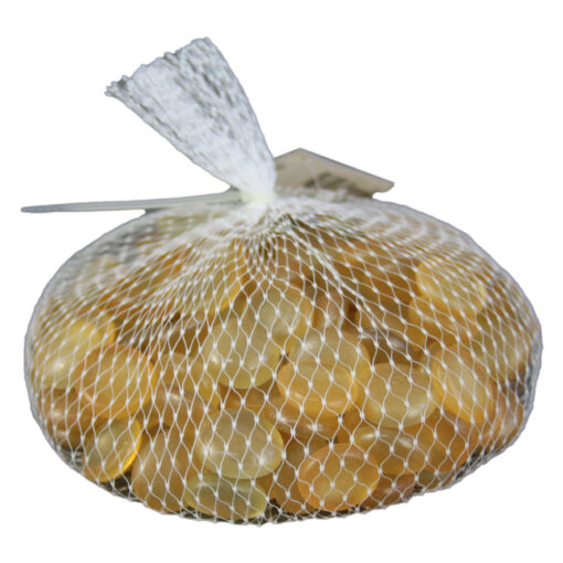 Pietre decorative din sticla Galbuie - 500 gr