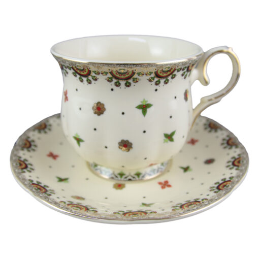 Ceasca cu farfurie 260 ml "Casablanca" in cutie decorativa