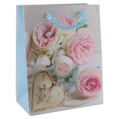 Punga cadou din hartie 18?23 CM - Rose