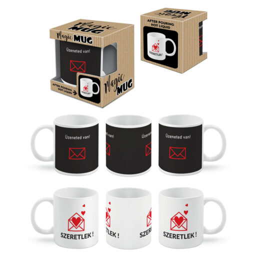Cana termosensibila 300 ml "Uzeneted van" - Magic Mug