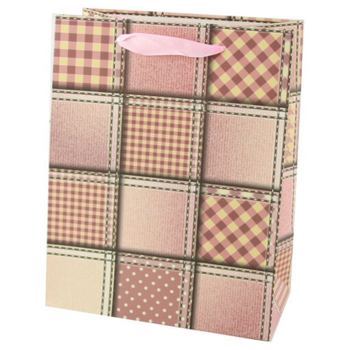 Punga cadou din hartie 18x23 CM - Denim Roz