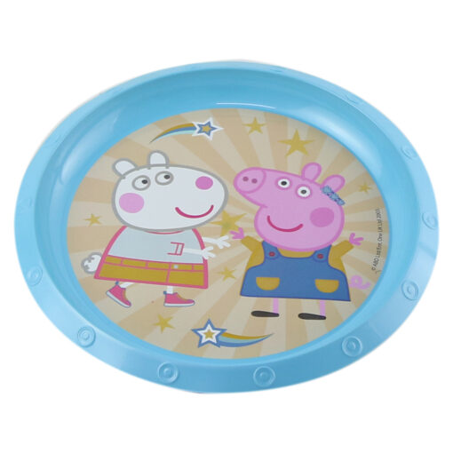 Farfurie intinsa din plastic Peppa Pig 21 CM