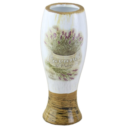 Vaza din ceramica Lavande de Provence 7x20 CM - Model 3