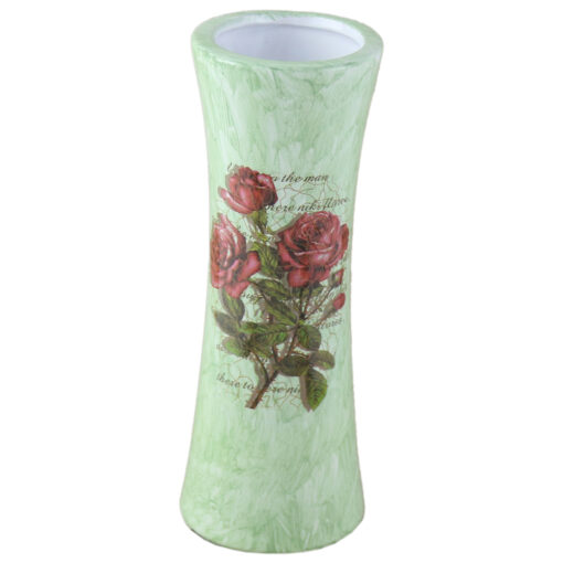Vaza din ceramica Rose Pastel 7x20 CM - Model 2