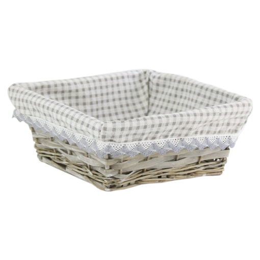 Cos servire pentru paine cu husa 23x23 CM