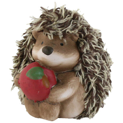 Figurina Arici din ceramica 9 CM, cu mar/ciupercuta