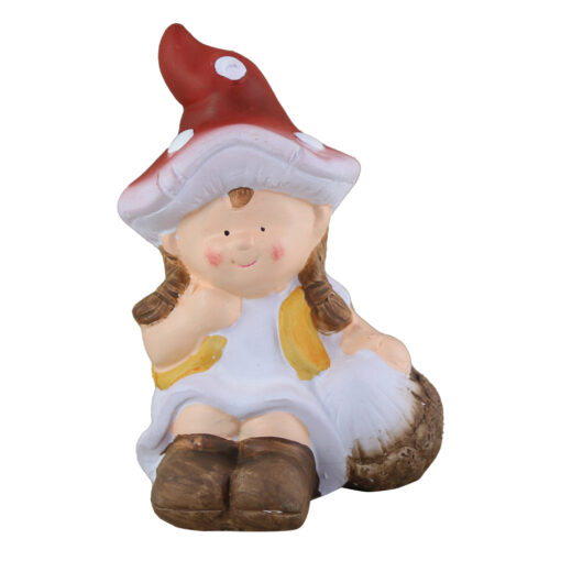 Figurina Copil Ciupercuta din ceramica 14 CM