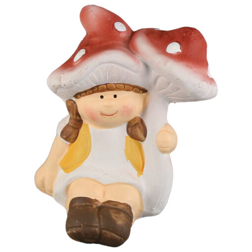 Figurina Copil Ciupercuta din ceramica 9 CM