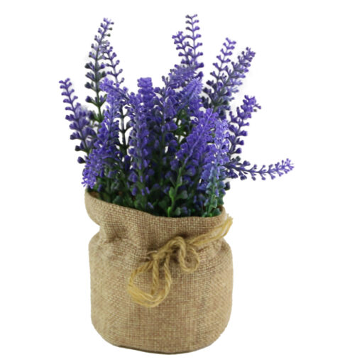 Floare artificiala in ghiveci 7x17 CM, Lavanda