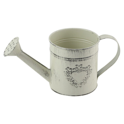 Ghiveci tip Stropitoare din metal antic Crem 24x10x10 CM