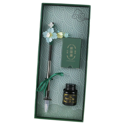 Set Pana de scris Flowers