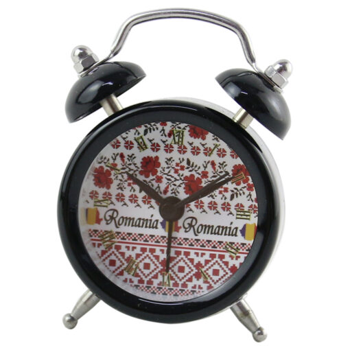 Ceas mini Souvenir Romania 5x7 CM, Motive traditionale