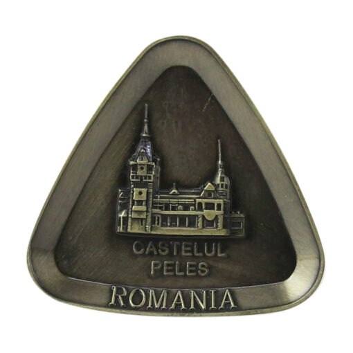 Magnet frigider din metal Castelul Peles 5x4.5 CM
