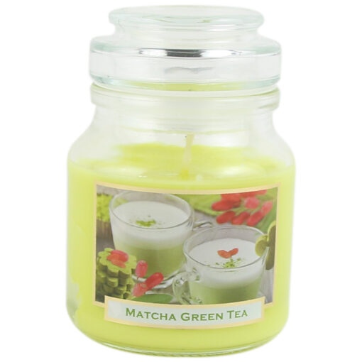 Lumanare parfumata in borcan Citrus Green Tea Pudding/Matcha Green Tea 130 gr