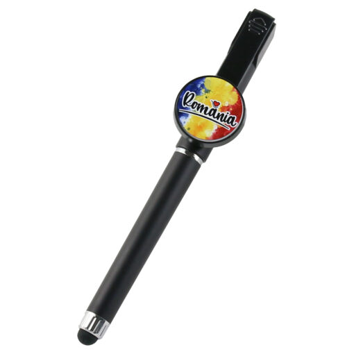 Pix touchscreen Romania tricolor 14 CM, negru