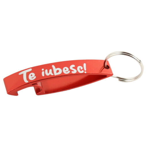 Breloc cu desfacator de sticle "Te iubesc" 7 CM