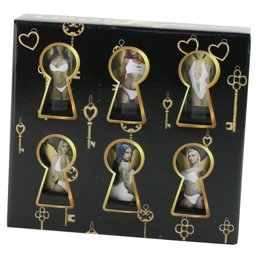 Set 6 pahare shot termosensibile 35 ml, "Look at me" Women